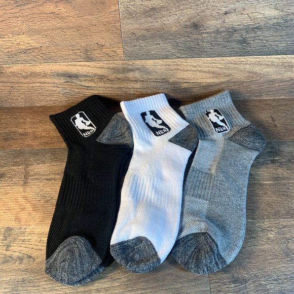 NBA Other - Mens NBA Double LOGO Quarter Ankle Socks